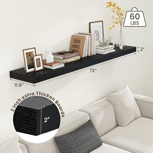 FLYJOE 72 Inch Floating Shelf - Image 3