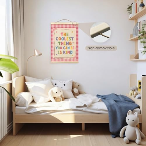 madalo Pink Inspirational Classroom Wall Art Poster Hanger Frame 12x16 Inch - Image 3