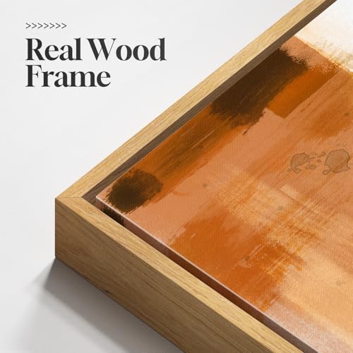 Large Framed Neutral Abstract Wall Art Set of 2 - Image 5