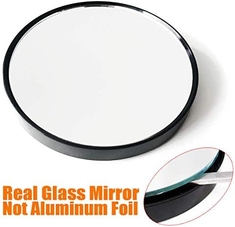TTSAM 10X Magnifying Makeup Mirror, Round Mirror 2 Suction Cups Facial Makeup - Image 3