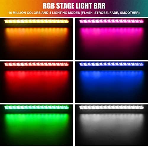 CREATESTAR LED RGB Light Bar for Wall Lighting, 48w Outdoor Wall Washer Light - Image 5