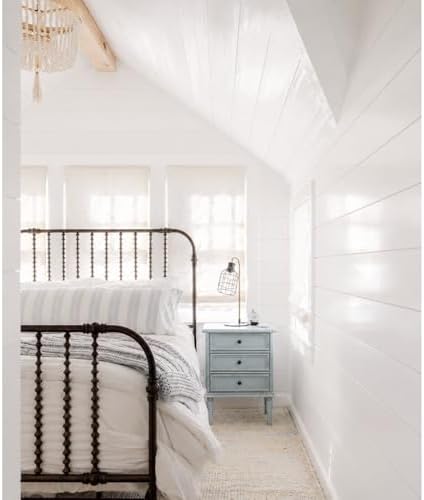 Geelin White Shiplap Peel and Stick Wallpaper - Image 5