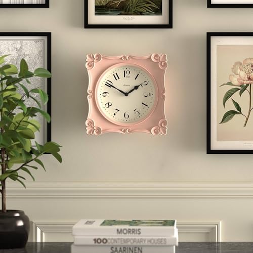 JONES CLOCKS® Rialto wall Clock | Ornate Vintage Style Square Clock | 10" | - Image 3