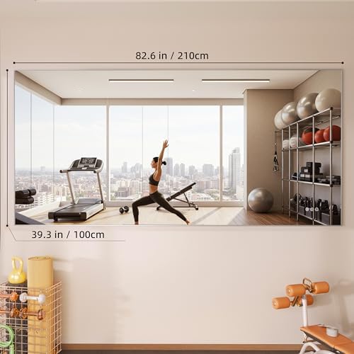 Hasipu 83''x 40'' Home Gym Mirror - Image 3