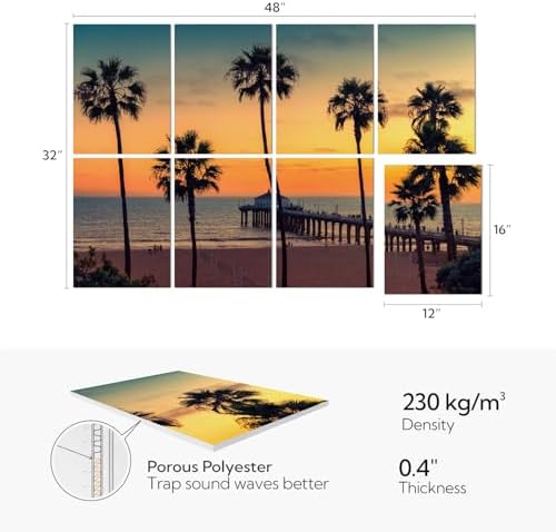 Olanglab Art Acoustic Panels, Beach C - Image 2