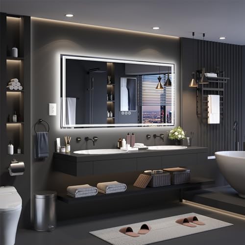 Ratsamee 72"x36" LED Bathroom Mirror - Image 2