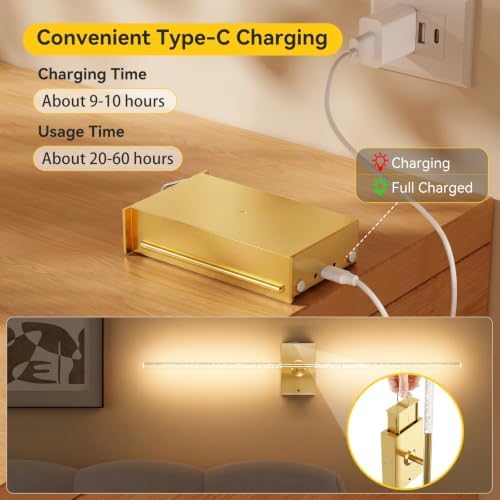 Battery Operated Wall Sconces Set of 2 - Image 3