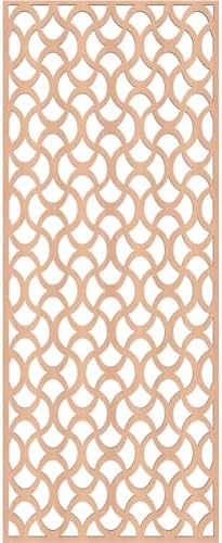 Resort Decorative Pierced Fretwork Wood Wall Panels, 17 3/8"W x 44 3/8"H x 3/8"T - Image 2