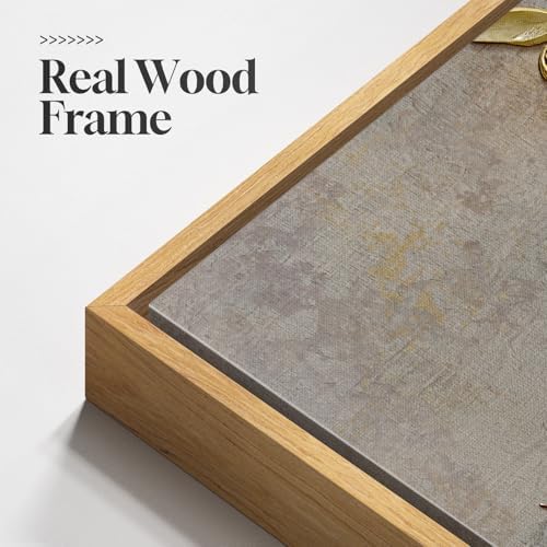 Large Framed Neutral Floral Wall Art - Image 6