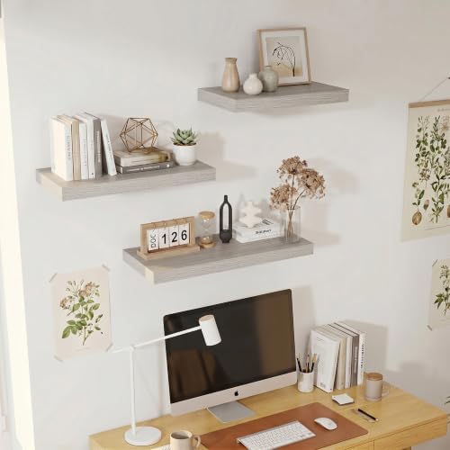 Vivelove 12" Deep Floating Shelves 24x12” Set of 2 - Image 5