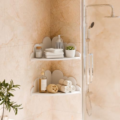 Cute Cloud Floating Corner Shelves - Image 6