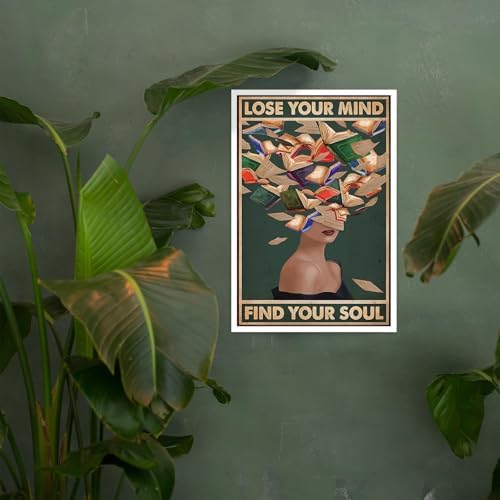 Vintage Lose Your Mind Find Your Soul Posters Room Aesthetics Dark Green - Image 2