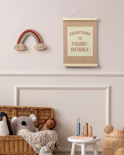 FGFK Everything Is Figureoutable Positive Affirmations Wall Art Poster Hanger - Image 6