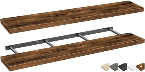QEEIG Extra Long Floating Shelves by QEEIG