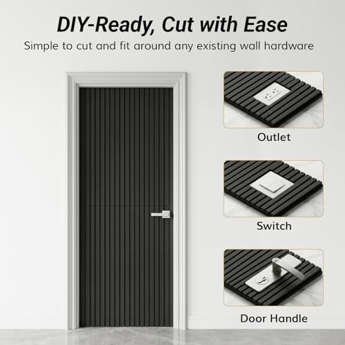 TONOR Dual-Layer Thickened Acoustic Wall Panels-4 Pack 47.2"x23.6"x0.72" - Image 6