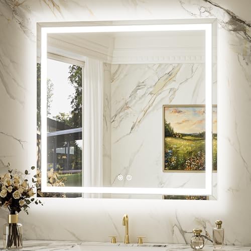Keonjinn Beveled Lighted Mirror by Keonjinn
