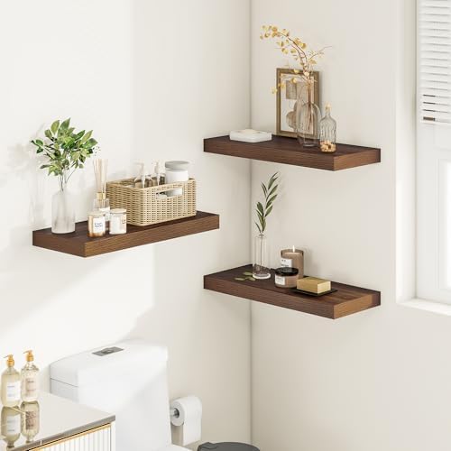 Vivelove 12" Deep Floating Shelves 24x12” Set of 2 - Image 6