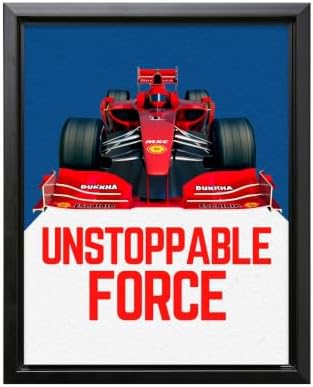 InkFlow Posters Racing Car Canvas Poster by InkFlowPosters