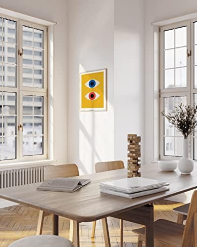 HAUS AND HUES Abstract Wall Art – Retro Geometric Prints, Bauhaus Style Evil - Image 4