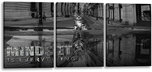 3 Panels Motivational Canvas Wall Art Inspirational Wall Art Entrepreneur by Yetaryy