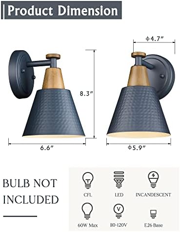 FEMILA 1-Light Wall Sconces, Modern Sconces Wall Lighting - Image 2