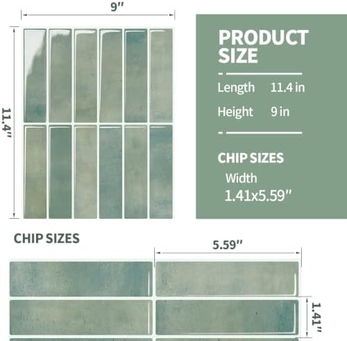 Peel and Stick Backsplash 3D Wall Tiles, Self-Adhesive, Oil Proof, Waterproof - Image 2