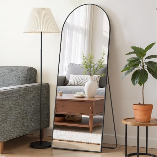 Mirror Full Length 59"x16", Arched Full Body Floor Mirrors by SageNest