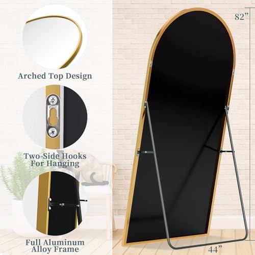 82"x44" Arched Full Length Mirror - Image 5