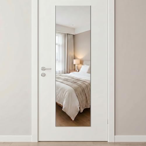 brisafe 1pc No-Nail Self-Adhesive Wall NanoMirror, 16 x 55 in by BRISAFE