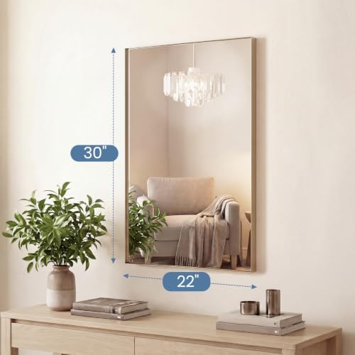 DUMOS 22"x30" Wall Mirror, Bathroom Mirrors - Image 2