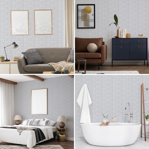 Peel and Stick 3D Foam Wall Panels, Self Adhesive Wallpaper - Image 5