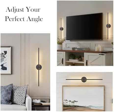 KARTOOSH Battery Operated Wall Sconces Set of Two Wireless Wall Lights - Image 6