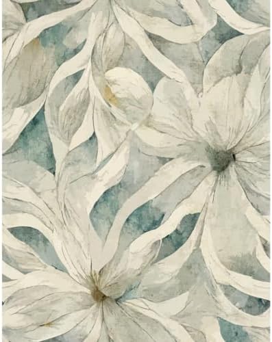Peel and Stick Wallpaper Roll, Urban Stems Design by WallWear