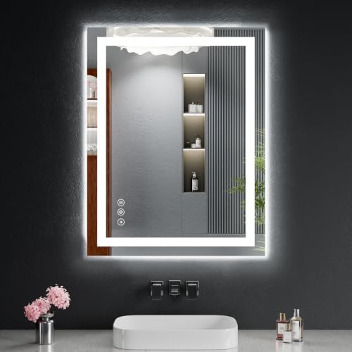 24"x30" LED Bathroom Mirror by MYSUNORIA