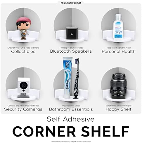 BRAINWAVZ Mini Circular Corner Shelf Mount - Image 5