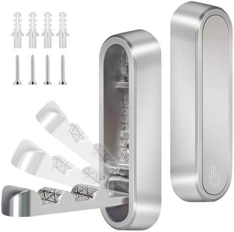 2PCS Foldable Wall Hooks, Heavy Duty Zinc Alloy Folding Wall Hooks, Folding by Unknown