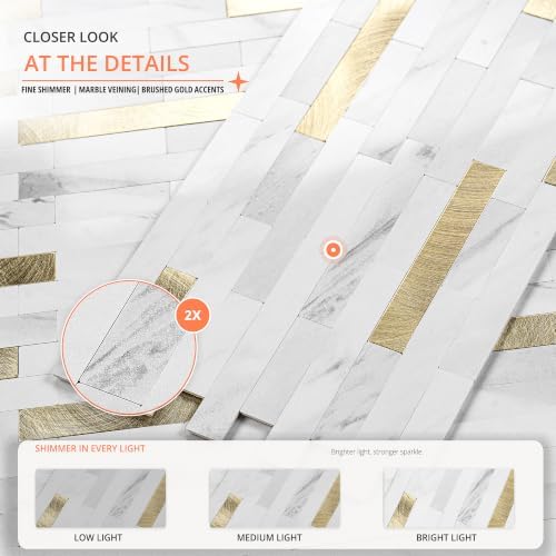 StyloVue 20 Sheets Peel and Stick Backsplash - Image 3
