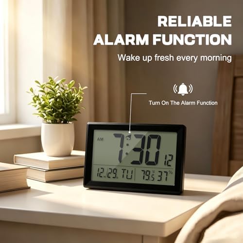 Digital Wall Clock Battery Operated - Image 6