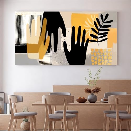 I@U Large Boho Wall Art Decor Modern Minimalist Boho Wall Art Prints Abstract - Image 5