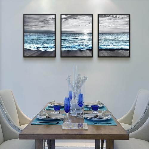Black Framed Canvas Wall Art For Living Room & Bedroom Decor - Image 4