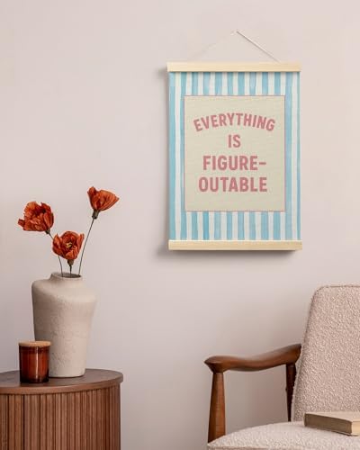 FGFK Preppy Pink and light Blue Everything Is Figureoutable Inspirational - Image 4