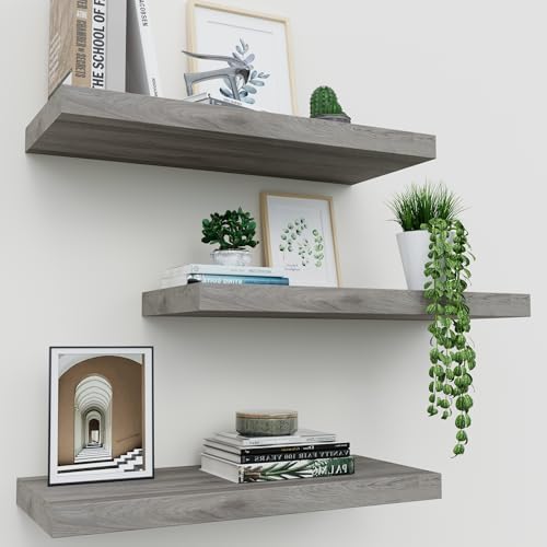 Floating Shelves for Wall Set of 3 by Upassion