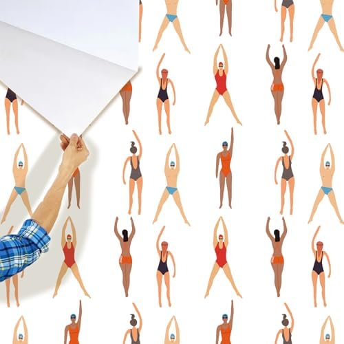 Gymnastic Wallpaper Peel and Stick Wallpaper Sports Wall Paper Self Adhesive - Image 5