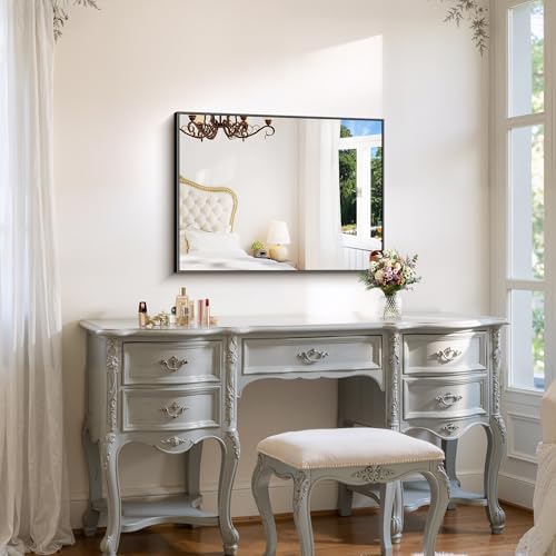 YIROMAN Bathroom Mirror 24"x32", Rectangular Vanity Mirror - Image 4