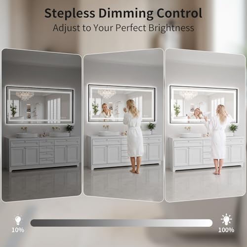36"x48" LED Bathroom Mirror - Image 4