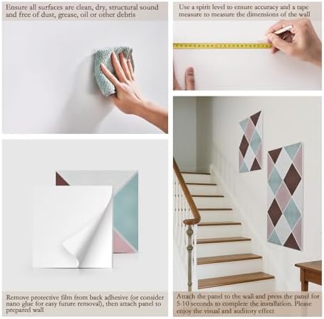 ArtVivid 12 Pack Acoustic Panels, Sound Proof Foam Panels - Image 5