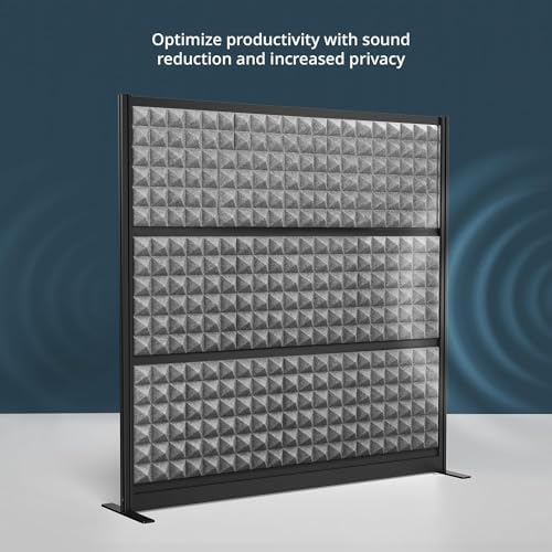 Stand Up Desk Store Studio Modular Wall and Sound Absorbing Room Divider | - Image 3