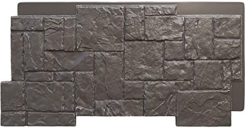 Ekena Millwork 49"W x 24 1/2"H x 1 1/4"D Castle Rock Stacked Stone, StoneWall by EkenaMillwork