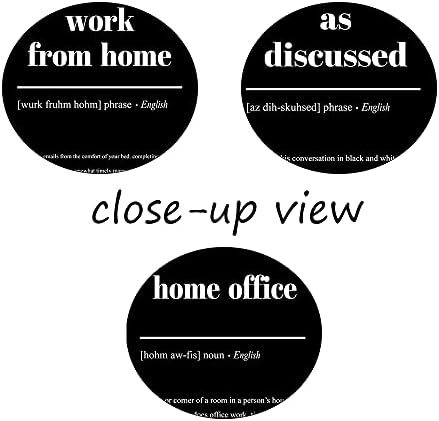 3 Piece Inspirational Canvas Wall Art, Quote "Work From Home - Image 6