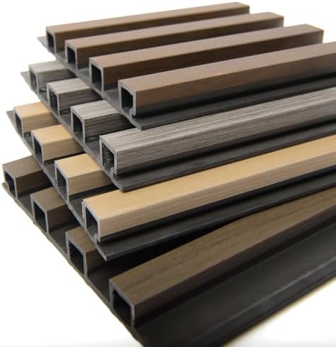 Art3d 6 x 6 in WPC 3D Fluted Wood Slat Wall Panel, Sample Packs - Image 4